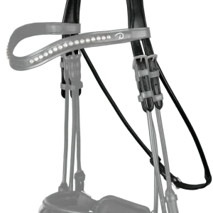 Tétière "Type Dressage" NE round leather