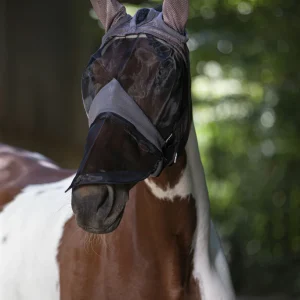 Masque anti-mouches Équithème 2 en 1