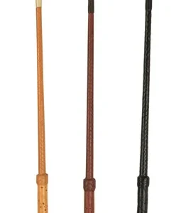 Cravache cuir tressé Pessoa