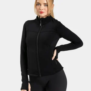 Allrounder Shaping Zip Jacke Extra Warm "Schwarz"