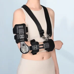 Attelle coude articulée