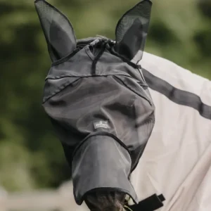 Masque anti-mouche classic avec oreilles et nez noir