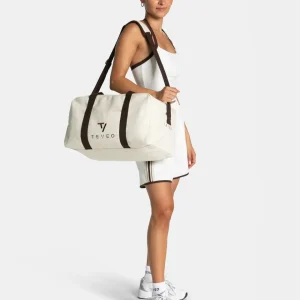 Club Weekender Bag "Off White - Espresso"