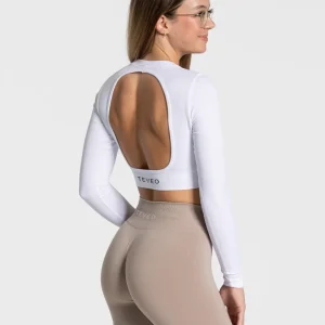 Everyday Cut Out Longsleeve "Weiß"