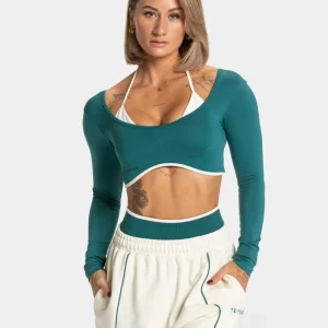 Contrastline Longsleeve  "Petrol"