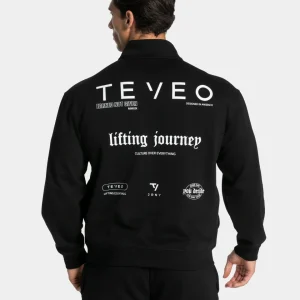 Lifting Club Half Zip Sweater "Schwarz"