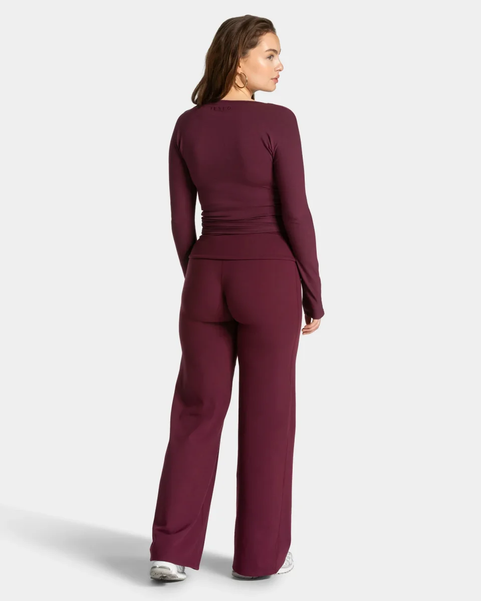 Mellow Wrapped Longsleeve "Pflaume" – Image 5