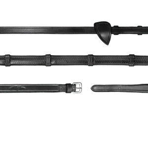 Rênes Caoutchouc 1/2 Avec 7 Arretoirs NE