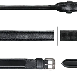 Rênes Hunter Grip 5/8 NE round leather