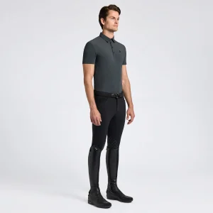 Polo Jersey Logo imprimé POU393