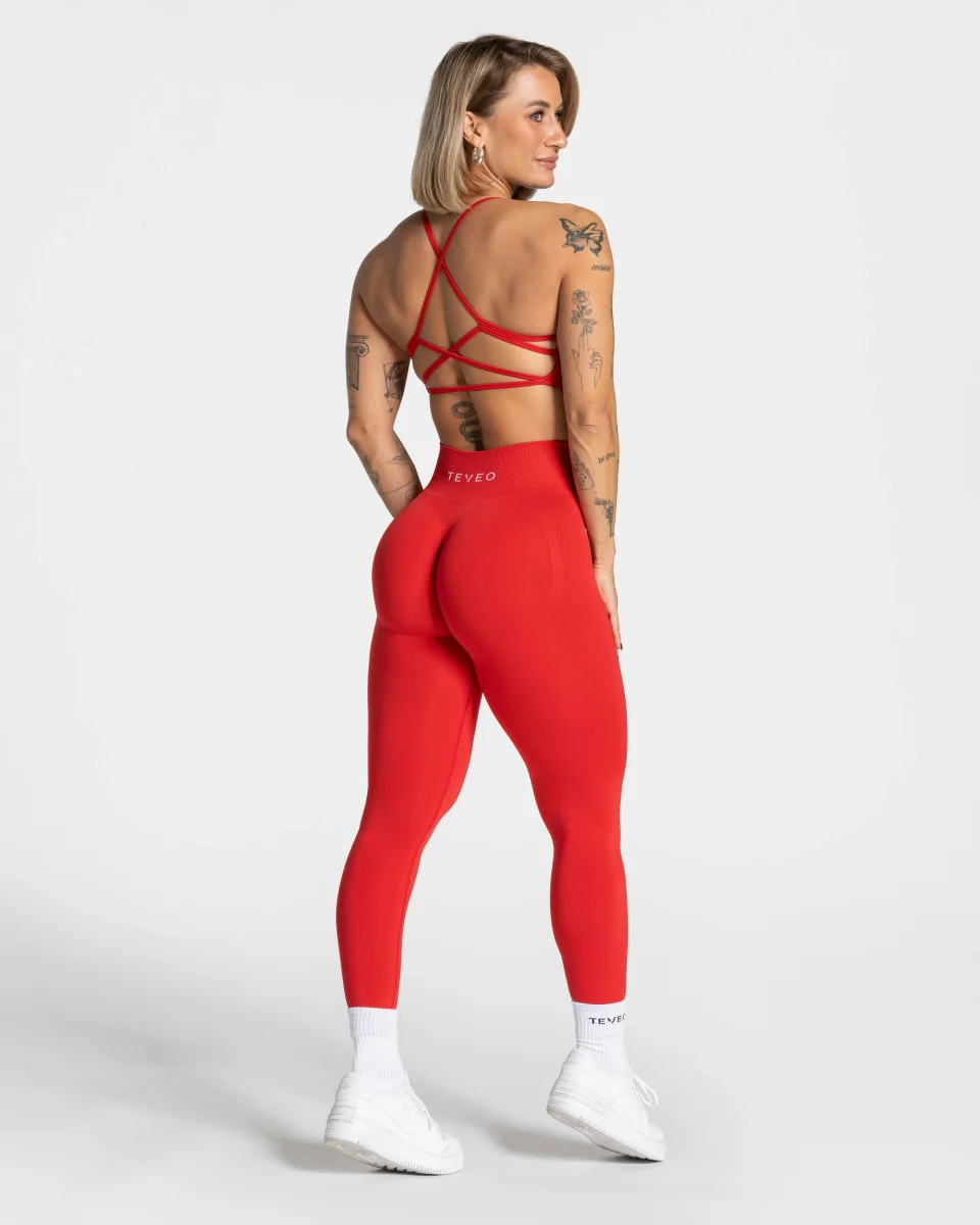 Pure Covert Scrunch Leggings "Rot" – Image 3