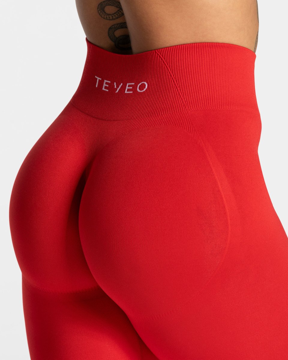 Pure Covert Scrunch Leggings "Rot" – Image 4