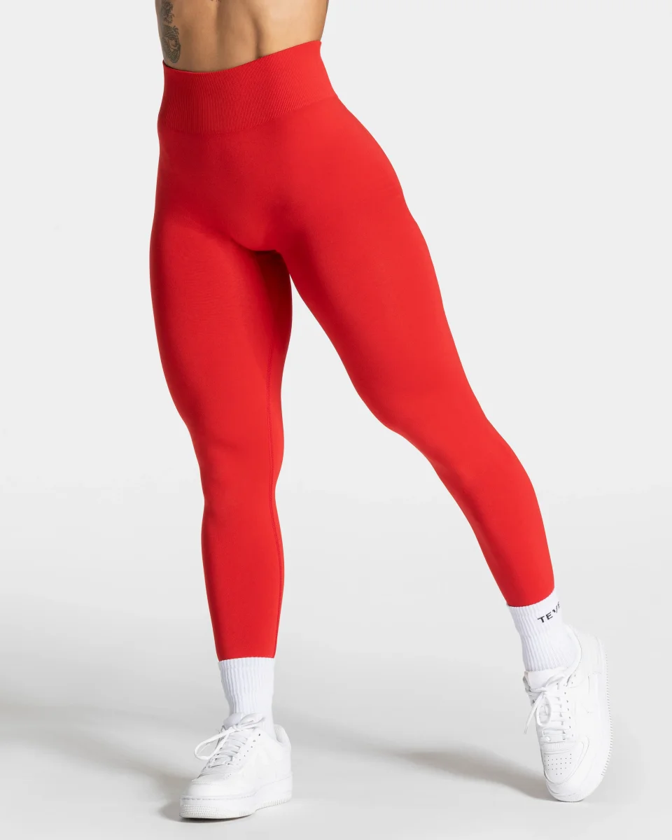 Pure Covert Scrunch Leggings "Rot" – Image 2