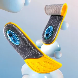 Semelle orthopédique respirante à billes de gel