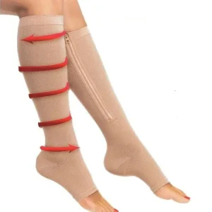 Chaussette de contention femme Zip Compress