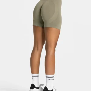 Signature Covert Scrunch Shorts "Khaki"