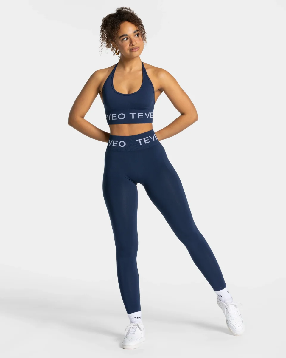 Signature Scrunch Leggings "Dunkelblau" – Image 3