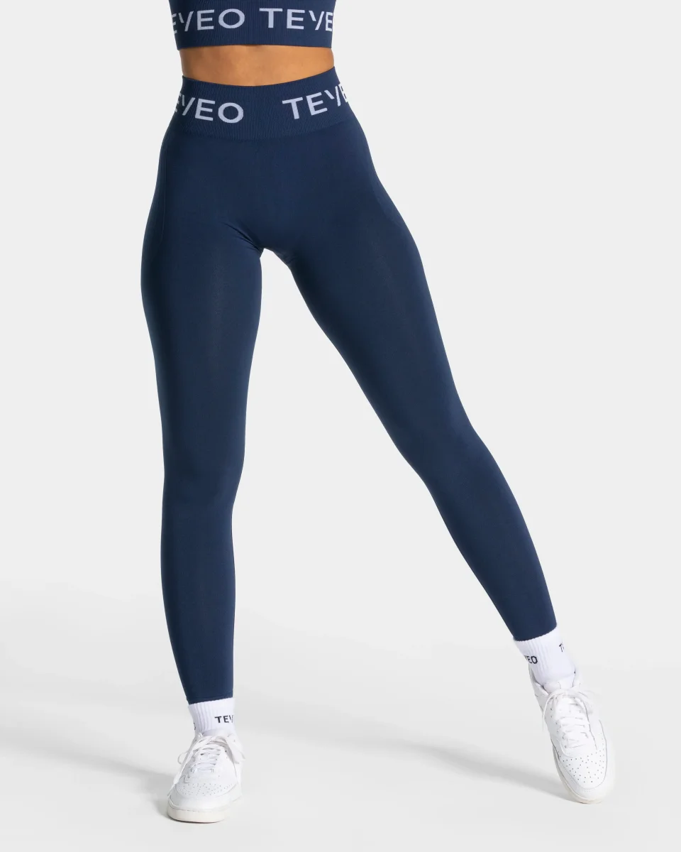 Signature Scrunch Leggings "Dunkelblau" – Image 2