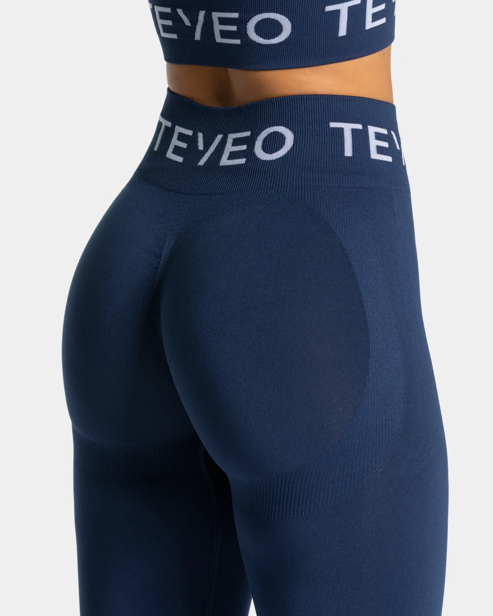Signature Scrunch Leggings "Dunkelblau" – Image 4