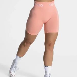 Signature Covert Scrunch Shorts "Peach"