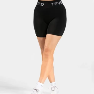 Signature Covert Scrunch Shorts "Schwarz"