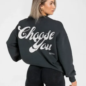 Acid Oversized Sweater "Schwarz"