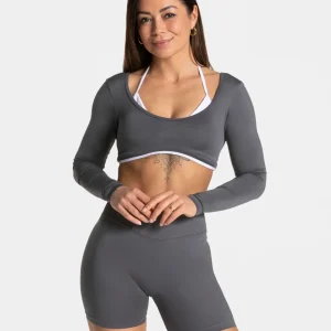 Contrastline Longsleeve  "Graphit"