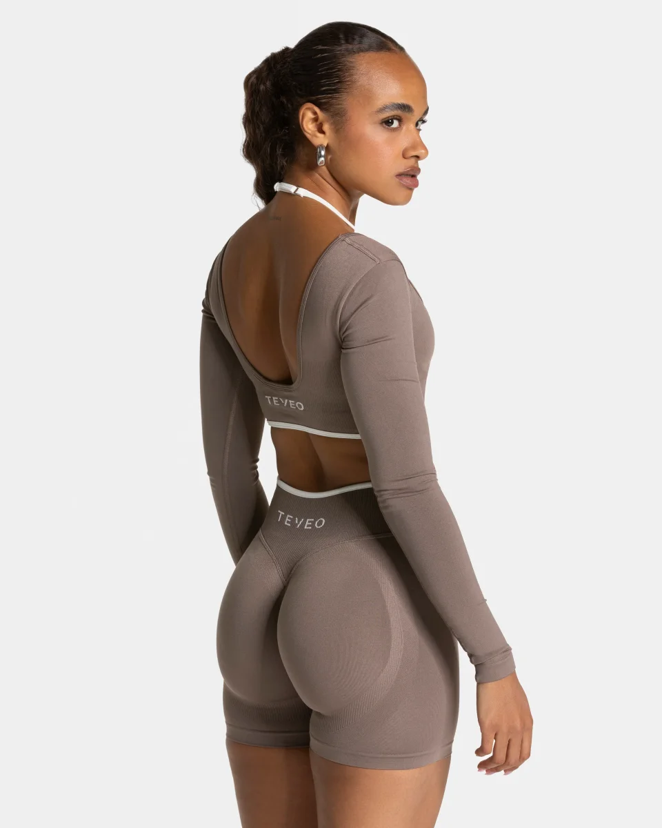 Contrastline Longsleeve "Mokka" – Image 2