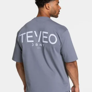 Journey Oversized T-Shirt "Eisgrau"