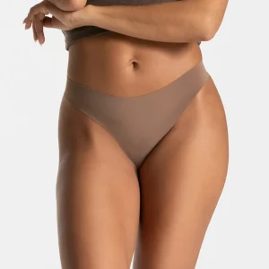 Seamless Padded Tanga (2er-Pack) "Kakao"