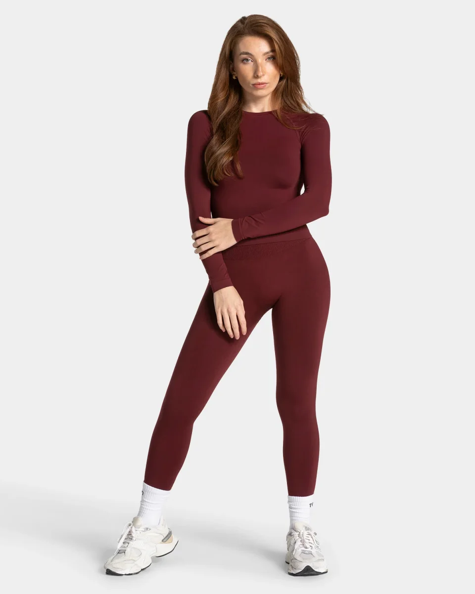 Timeless Pro Leggings "Weinrot" – Image 3