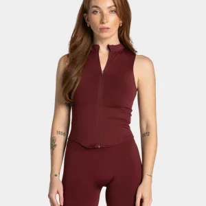 Timeless Pro Zip Tank "Weinrot"