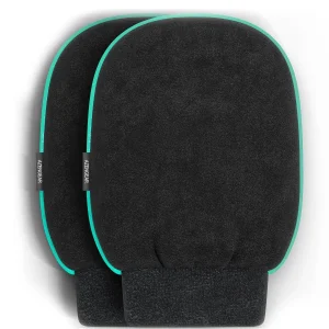 Exfoliating Bath Glove, Kessa Scrub Mitt (2 Pack)