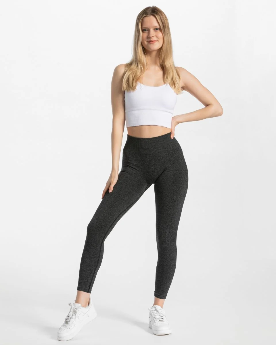 Timeless Scrunch Leggings "Dunkelgrau" – Image 5